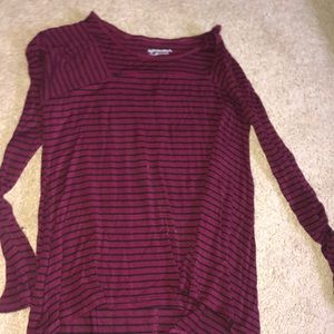 Striped long sleeve shirt